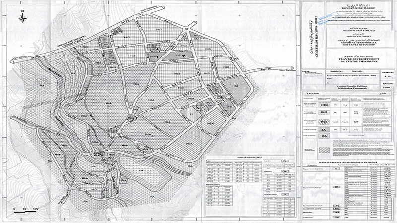 Plan de développement de l’agglomération rurale du centre de Tikajouine